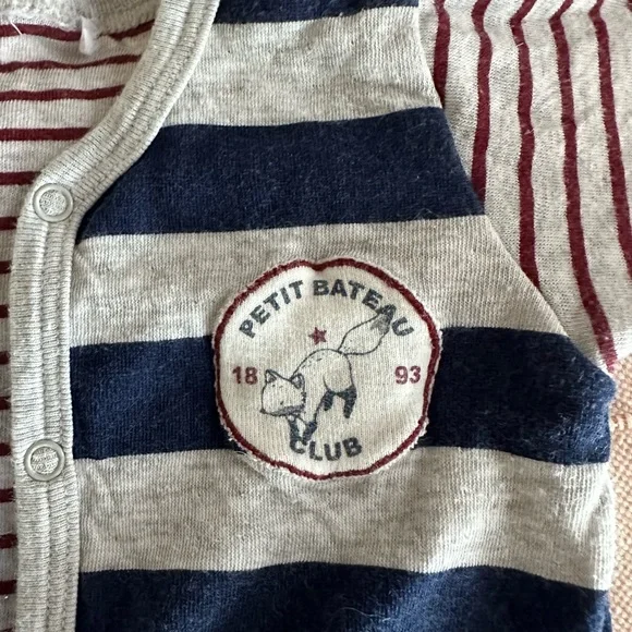 Petit Bateau Organic Cotton Babygrow - Picture 2 of 4